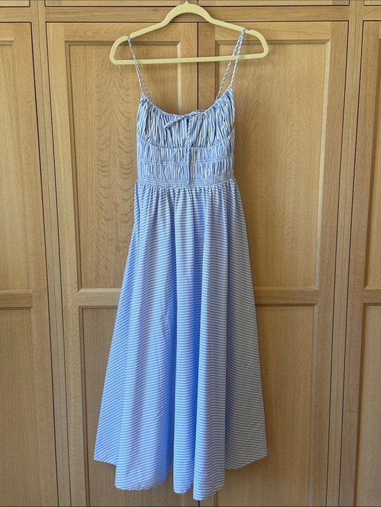 Altuzarra Dresses & Skirts - ALTUZARRA | Stripped Blue Linen Dress | Size: Small